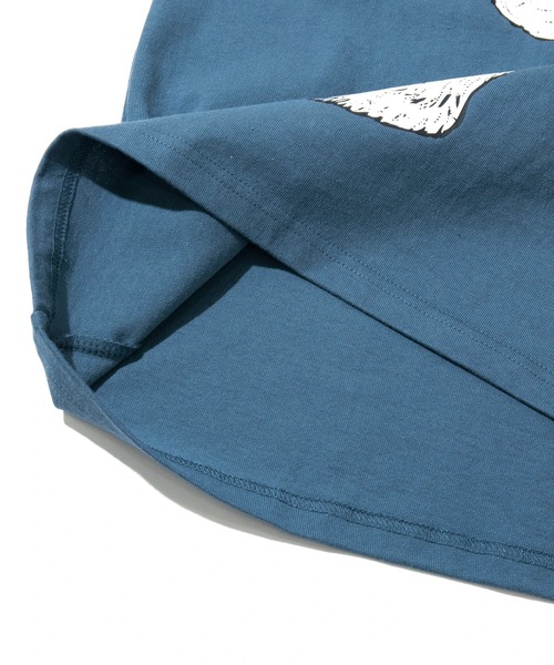 go slow caravan（ゴースローキャラバン）の「USA/C 餃子クマ TEE（Tシャツ/カットソー・メンズ・ホワイト/ブルー・SMALL/MEDIUM/LARGE/X-LARGE）」の7枚目の写真