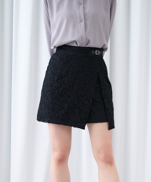 【新品16万】 レコパン Les Copaing BLACK スカート セール】コードレーススカパン/SETUP対応（スカート）｜Ellno de