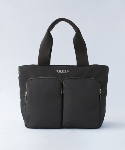 TOCCA(トッカ)の「VIA METRO NYLON BAG ナイロンバッグ(トートバッグ・レディース・ライトグレー系/ブラック系/ネイビー系・F)」の9枚目の写真
