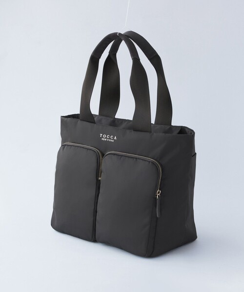 TOCCA(トッカ)の「VIA METRO NYLON BAG ナイロンバッグ(トートバッグ・レディース・ライトグレー系/ブラック系/ネイビー系・F)」の10枚目の写真