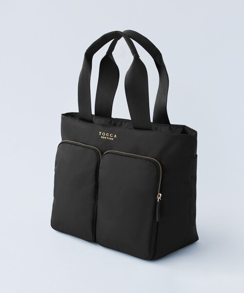 TOCCA(トッカ)の「VIA METRO NYLON BAG ナイロンバッグ(トートバッグ・レディース・ライトグレー系/ブラック系/ネイビー系・F)」の11枚目の写真