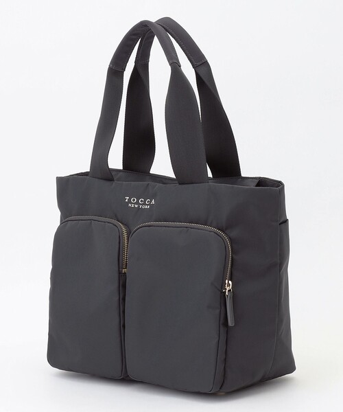 TOCCA(トッカ)の「VIA METRO NYLON BAG ナイロンバッグ(トートバッグ・レディース・ライトグレー系/ブラック系/ネイビー系・F)」の20枚目の写真