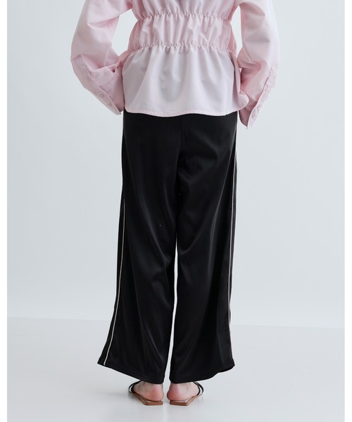 GALLEST(ギャレスト)の「【ZOZO限定】サテンサイドラインパンツ(その他パンツ・レディース・ブラック・38)」の13枚目の写真