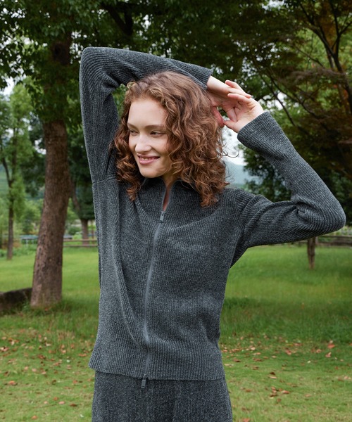 eimy istoire Horseshoe print スタンドシャツ 【公式通販】