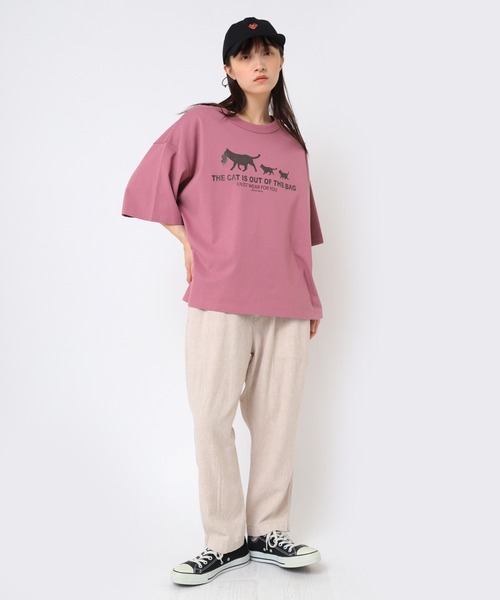 URCH RNA(アーチ アールエヌエー)の「R4308 リネンレーヨンPJ'Sクロップドパンツ(その他パンツ・レディース・ネイビー/グリーン/ライム/ナチュラル・FREE)」の18枚目の写真