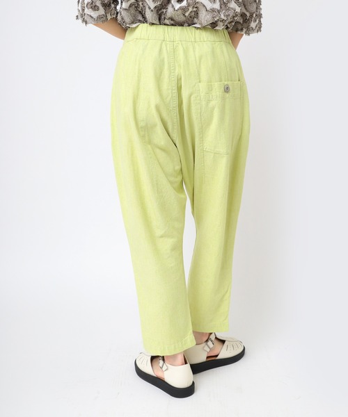 URCH RNA(アーチ アールエヌエー)の「R4308 リネンレーヨンPJ'Sクロップドパンツ(その他パンツ・レディース・ネイビー/グリーン/ライム/ナチュラル・FREE)」の9枚目の写真