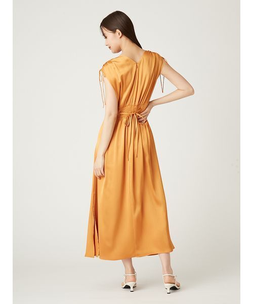 サテンタックフレアワンピース（ワンピース）｜FRAY I.D（フレイ