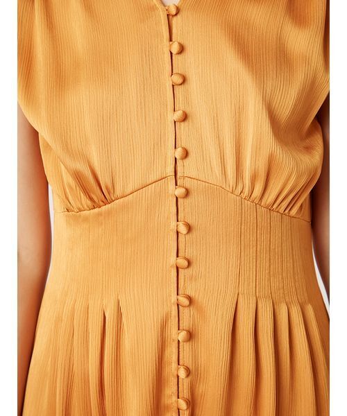 セール】サテンタックフレアワンピース（ワンピース）｜FRAY I.D