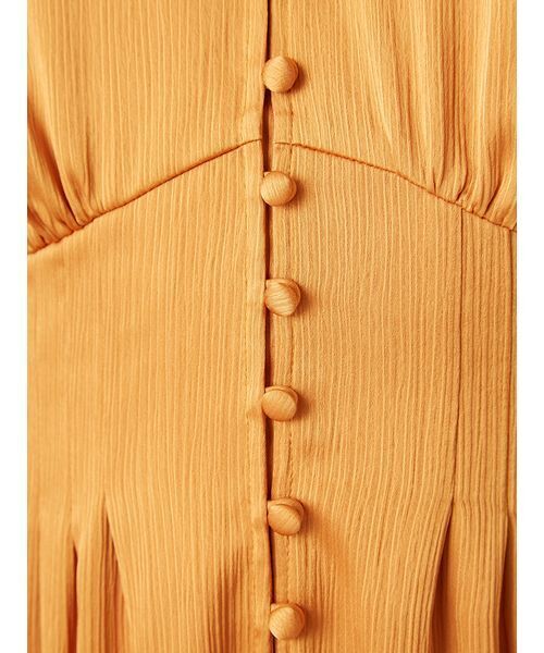 FRAY I.D（フレイアイディー）の「サテンタックフレアワンピース（ワンピース・レディース・アイボリー/ネイビー/オレンジ・2/1/0）」の11枚目の写真