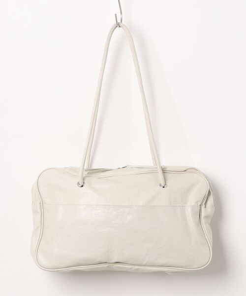 an meets zakka(アンミツザッカ)の「an meets zakka コードロングハンドル合成皮革ミニボストンバッグ(ボストンバッグ・レディース・ブラック/アイボリー/ブラウン・ONESIZE)」の20枚目の写真