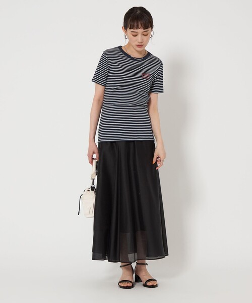 PETIT BATEAU（プチバトー）の「【別注】＜PETIT BATEAU＞プリント ショートスリーブ Tシャツ（Tシャツ/カットソー・レディース・オフホワイト/グレー/ネイビー/その他1・FREE）」の16枚目の写真