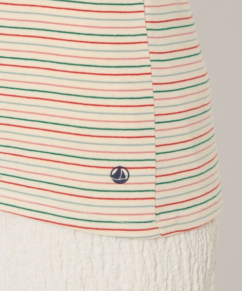 PETIT BATEAU（プチバトー）の「【別注】＜PETIT BATEAU＞プリント ショートスリーブ Tシャツ（Tシャツ/カットソー・レディース・オフホワイト/グレー/ネイビー/その他1・FREE）」の22枚目の写真