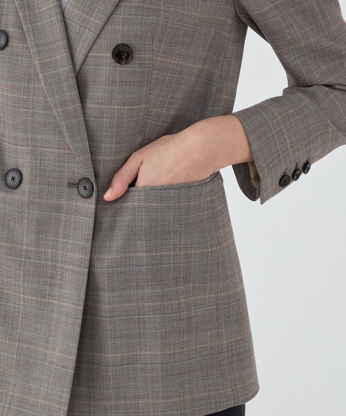 ブルーウィンドウ ダブルブレストジャケット（テーラードジャケット