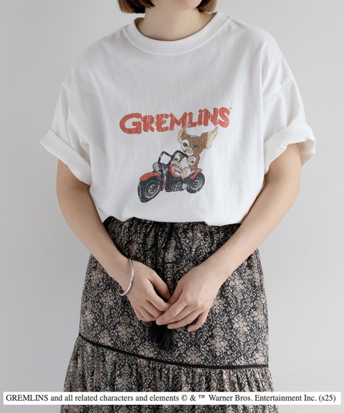 DISCUS ATHLETIC(ディスカス アスレチック)の「【DISCUS ATHLETIC】 キャラクタープリントTee ルーニー・テューンズ&グレムリン(Tシャツ/カットソー・レディース・ホワイト系1/ホワイト系2/ブラック系1/ブラック系2・M)」の2枚目の写真