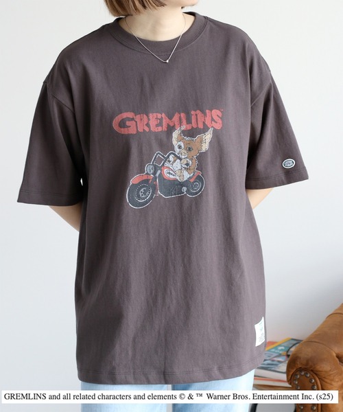 DISCUS ATHLETIC(ディスカス アスレチック)の「【DISCUS ATHLETIC】 キャラクタープリントTee ルーニー・テューンズ&グレムリン(Tシャツ/カットソー・レディース・ホワイト系1/ホワイト系2/ブラック系1/ブラック系2・M)」の4枚目の写真