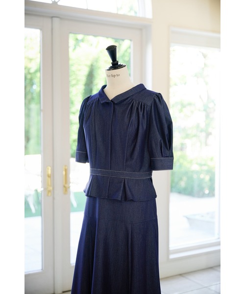 ワンピース herlipto Denim Shirt Belted Dress Her lip to ワンピース Menton Denim Shirt Dress : ZOZOTOWN