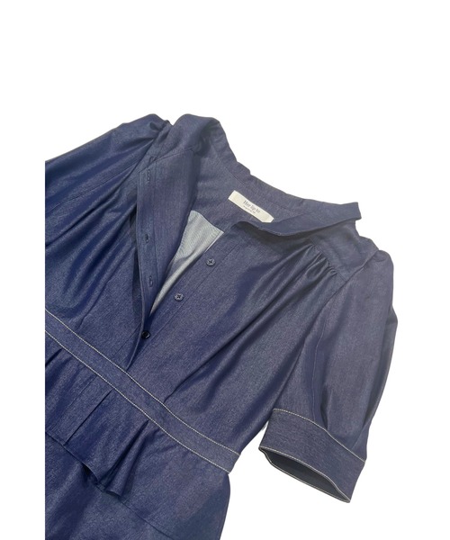 Menton Denim Shirt Dress（ワンピース）｜Her lip to（ハー