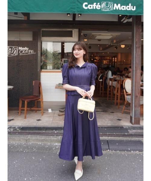 新品タグつきherlipto Menton Denim Shirt Dress Menton Denim Shirt Dress