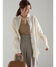 Te chichi | フレンチリネンシャツ(シャツ/ブラウス)