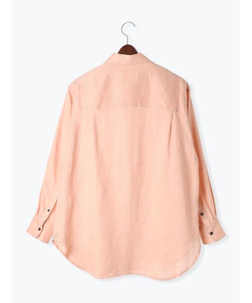 Te chichi(テチチ)の「フレンチリネンシャツ(シャツ/ブラウス・レディース・オレンジ/オフホワイト/ベージュ・F)」の22枚目の写真