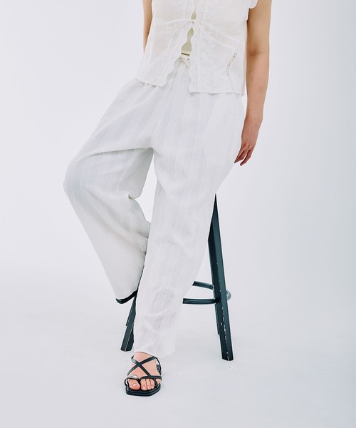 LEPSIM（レプシィム）の「コットンワイドパンツ 290490（その他パンツ