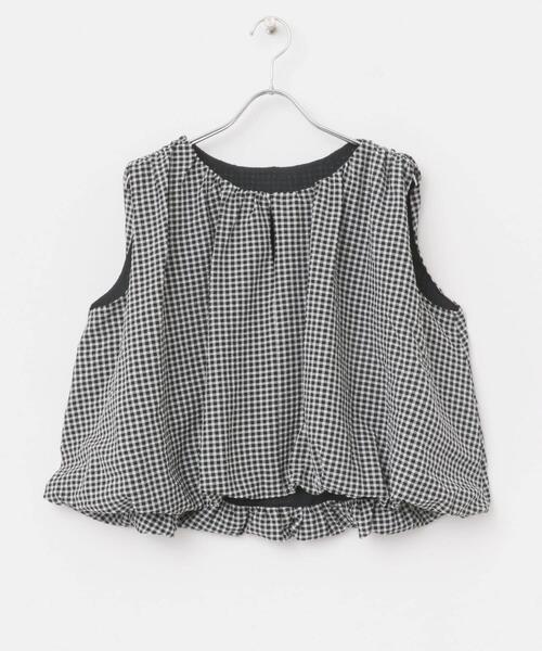 ITEMS URBANRESEARCH(アイテムズ アーバンリサーチ)の「バルーンスリーブノースリブラウス(シャツ/ブラウス・レディース・ホワイト系その他/オフホワイト/ブラック・FREE)」の12枚目の写真