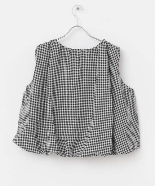 ITEMS URBANRESEARCH(アイテムズ アーバンリサーチ)の「バルーンスリーブノースリブラウス(シャツ/ブラウス・レディース・ホワイト系その他/オフホワイト/ブラック・FREE)」の10枚目の写真