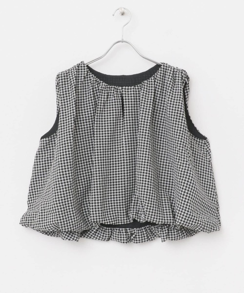 ITEMS URBANRESEARCH（アイテムズ アーバンリサーチ）の「バルーンスリーブノースリブラウス（シャツ/ブラウス・レディース・ホワイト系その他/オフホワイト/ブラック・FREE）」の17枚目の写真