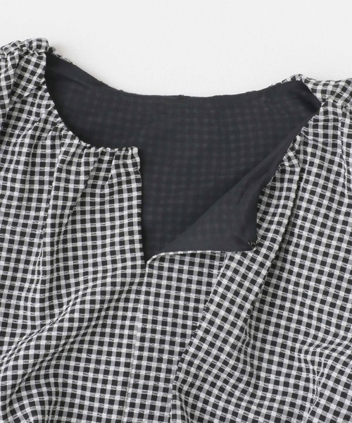 ITEMS URBANRESEARCH（アイテムズ アーバンリサーチ）の「バルーンスリーブノースリブラウス（シャツ/ブラウス・レディース・ホワイト系その他/オフホワイト/ブラック・FREE）」の18枚目の写真