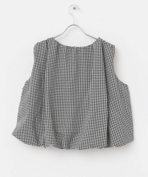 ITEMS URBANRESEARCH（アイテムズ アーバンリサーチ）の「バルーンスリーブノースリブラウス（シャツ/ブラウス・レディース・ホワイト系その他/オフホワイト/ブラック・FREE）」の19枚目の写真