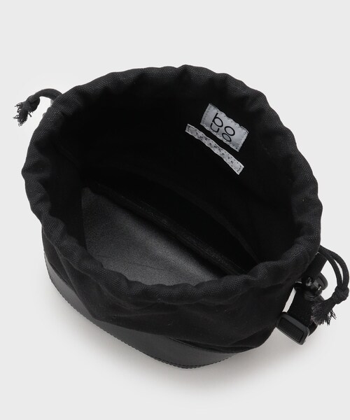 THE SHOP TK （ザ ショップ ティーケー ）の「BOUOキャンバス巾着ショルダー（ショルダーバッグ・メンズ・アイボリー/ブラック・00）」の7枚目の写真