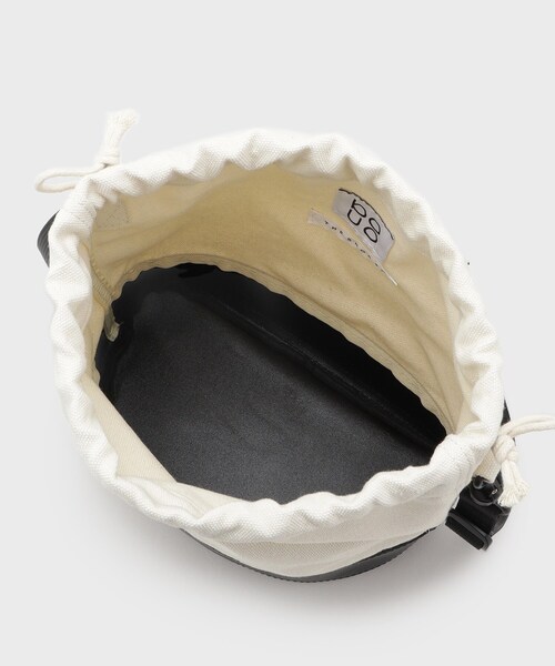 THE SHOP TK （ザ ショップ ティーケー ）の「BOUOキャンバス巾着ショルダー（ショルダーバッグ・メンズ・アイボリー/ブラック・00）」の8枚目の写真