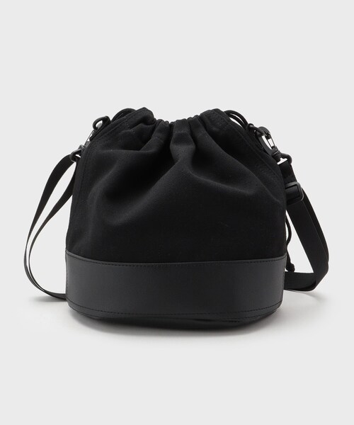 THE SHOP TK （ザ ショップ ティーケー ）の「BOUOキャンバス巾着ショルダー（ショルダーバッグ・メンズ・アイボリー/ブラック・00）」の16枚目の写真