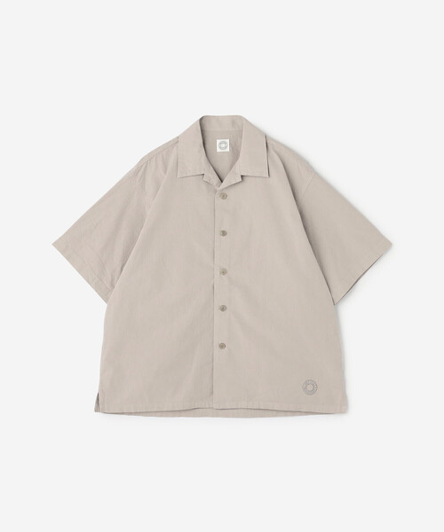 ORCIVAL / オーシバル Garment Dye オープンカラー半袖シャツ ORCIVAL | コットンポプリン オープンカラー半袖シャツ WOMEN