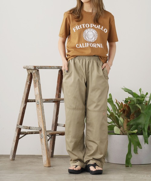 MIXTA（ミクスタ）の「MIXTA/ミクスタ FRITO POLLO SS CREWNECK T-SHIRTS Tシャツ（Tシャツ/カットソー・レディース・キャメル/ナチュラル/ネイビー・M/S）」の19枚目の写真