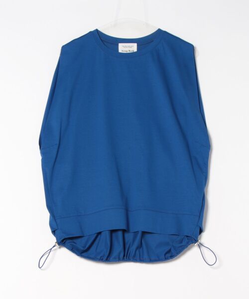 Scrap Book（スクラップブック）の「【Scrap Book】ノースリーブカットソー（Tシャツ/カットソー・レディース・ブラック/ブルー・FREE）」の2枚目の写真