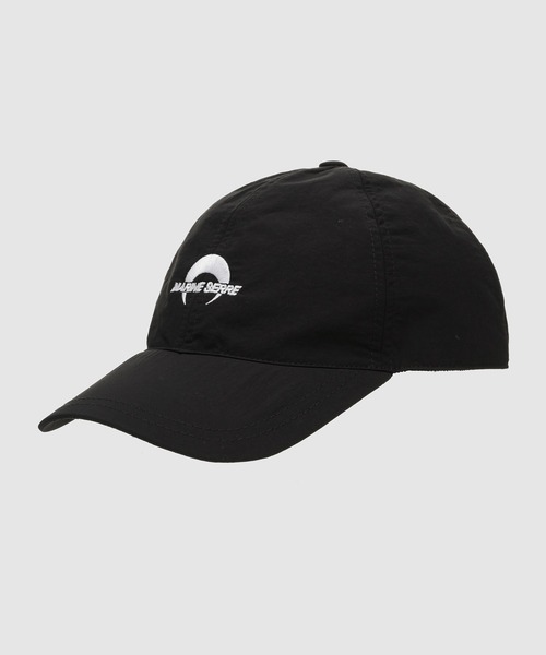MARINE SERRE ブラックキャップ 収納袋付き MARINE SERRE ブラックキャップ 収納袋付き