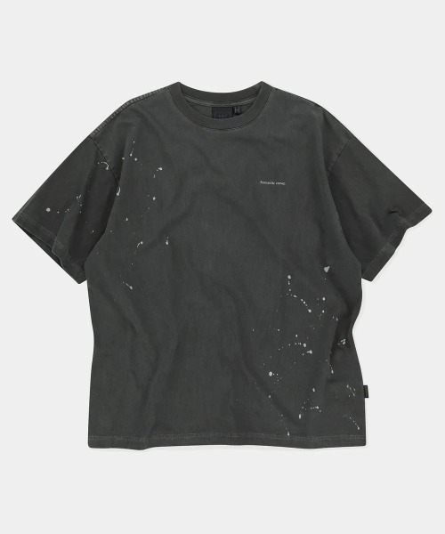 ROMANTIC CROWN(ロマンティッククラウン)の「A'GEM/9 × .kom 『ROMANTIC CROWN/ロマンティック クラウン』 SPLASH PAINTING PIGMENT T-SHIRT/スプラッシュペインティングピグメント半袖Tシャツ(Tシャツ/カットソー・メンズ・ネイビー/ブラック・M/L)」の3枚目の写真