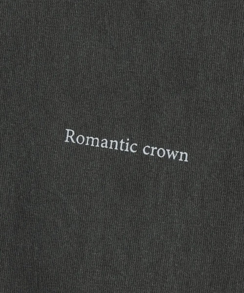 ROMANTIC CROWN(ロマンティッククラウン)の「A'GEM/9 × .kom 『ROMANTIC CROWN/ロマンティック クラウン』 SPLASH PAINTING PIGMENT T-SHIRT/スプラッシュペインティングピグメント半袖Tシャツ(Tシャツ/カットソー・メンズ・ネイビー/ブラック・M/L)」の5枚目の写真