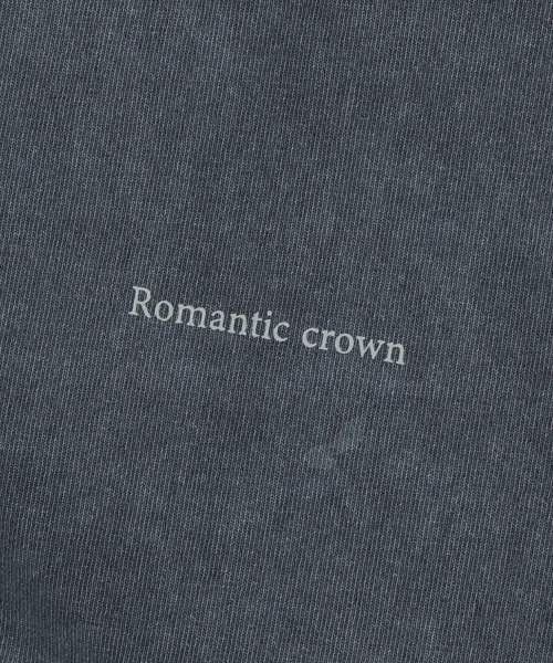 ROMANTIC CROWN(ロマンティッククラウン)の「A'GEM/9 × .kom 『ROMANTIC CROWN/ロマンティック クラウン』 SPLASH PAINTING PIGMENT T-SHIRT/スプラッシュペインティングピグメント半袖Tシャツ(Tシャツ/カットソー・メンズ・ネイビー/ブラック・M/L)」の9枚目の写真