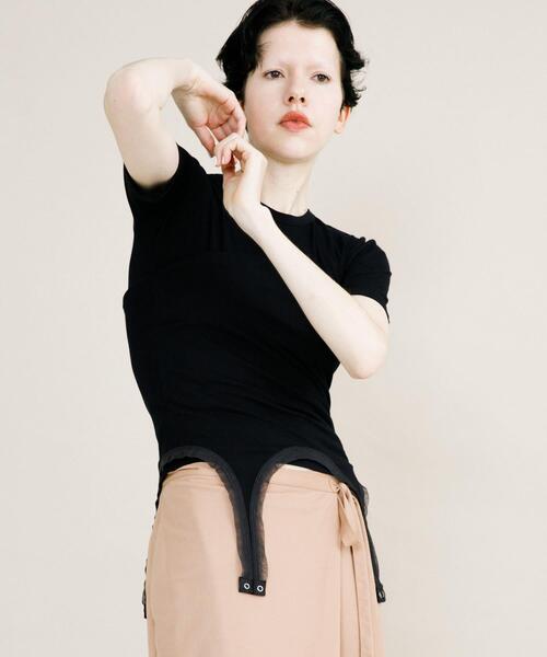 LAATO(ラート)の「layered set tee(Tシャツ/カットソー・レディース・ライトブラウン/グレー/ブラック・FREE)」の14枚目の写真