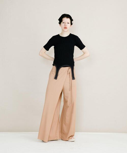 LAATO(ラート)の「layered set tee(Tシャツ/カットソー・レディース・ライトブラウン/グレー/ブラック・FREE)」の18枚目の写真