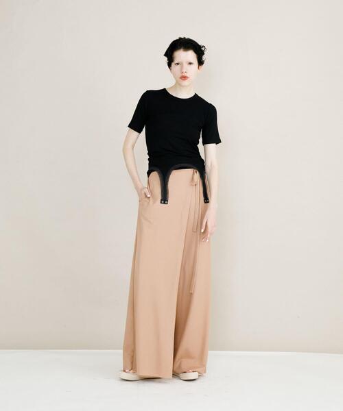 LAATO(ラート)の「layered set tee(Tシャツ/カットソー・レディース・ライトブラウン/グレー/ブラック・FREE)」の19枚目の写真