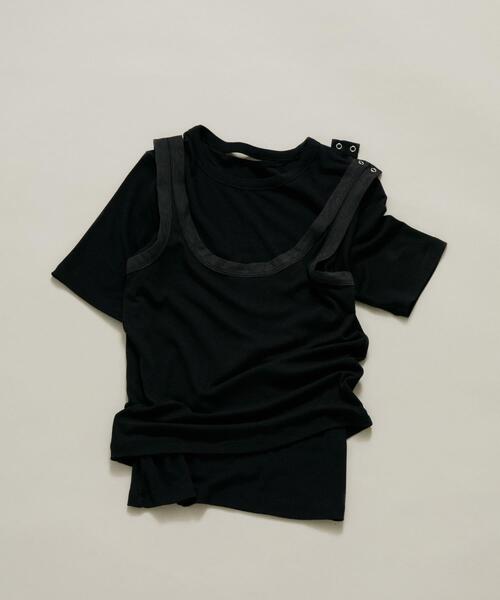 LAATO(ラート)の「layered set tee(Tシャツ/カットソー・レディース・ライトブラウン/グレー/ブラック・FREE)」の20枚目の写真
