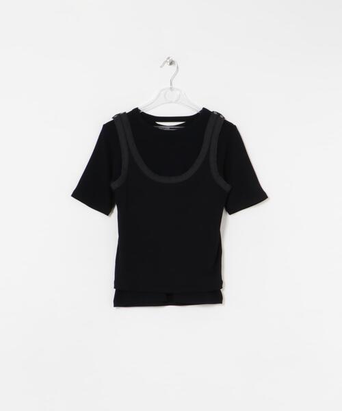 LAATO(ラート)の「layered set tee(Tシャツ/カットソー・レディース・ライトブラウン/グレー/ブラック・FREE)」の21枚目の写真