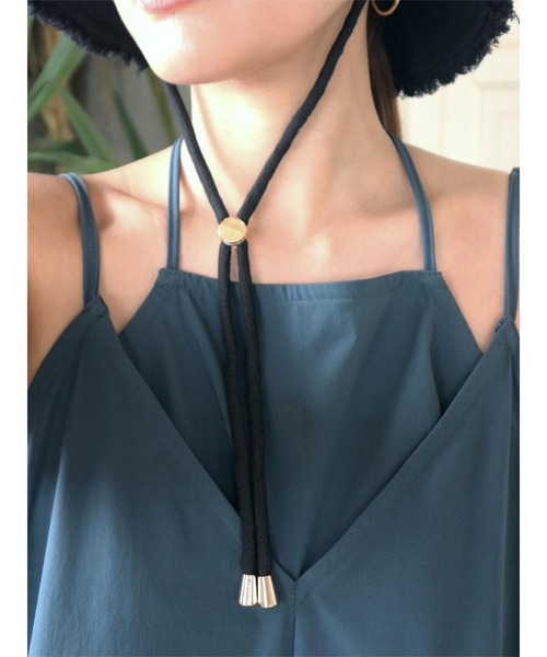 TRUNC(トランクエイティーエイト)の「Fringe Bucket Hat(ハット・レディース・ブラウン/ブラック・FREE)」の13枚目の写真