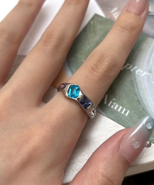 【美品】A.D.Aシルバーリング　ハートビジューリング　廃盤品　希少　8号 ハートリング|kivi | RETRO GIRL ONLINE STORE レトロガール