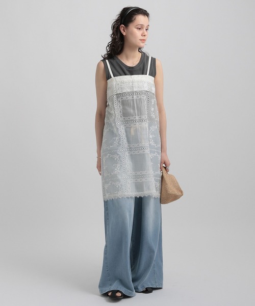 GEORGE'S（ジョージズ）の「レースマルチWAYスカート（スカート・レディース・ライトパープル/ブルー系その他/アイボリー/ブラック・SMALL/MEDIUM）」の7枚目の写真