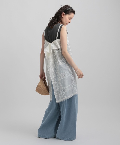 GEORGE'S（ジョージズ）の「レースマルチWAYスカート（スカート・レディース・ライトパープル/ブルー系その他/アイボリー/ブラック・SMALL/MEDIUM）」の10枚目の写真