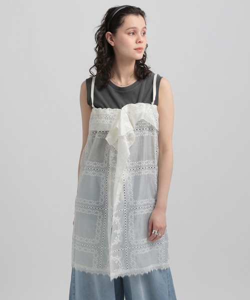 GEORGE'S（ジョージズ）の「レースマルチWAYスカート（スカート・レディース・ライトパープル/ブルー系その他/アイボリー/ブラック・SMALL/MEDIUM）」の14枚目の写真